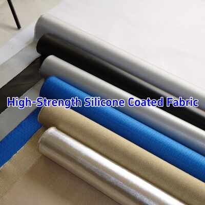 Fire Resistant and Heat Resistant Silicone Coated Fiberglass Fabric with 590 g/sqm Weight