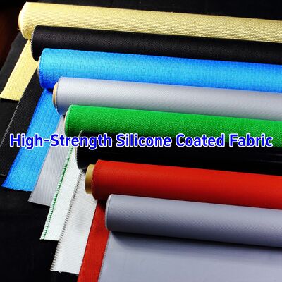 Fire Resistant and Heat Resistant Silicone Coated Fiberglass Fabric with 590 g/sqm Weight