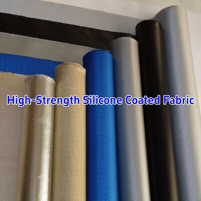 Multiple Colors Customized Smoke Blocking Fireproof Silicone Coated Fiberglass Fabric for Heat Resistant Insulation