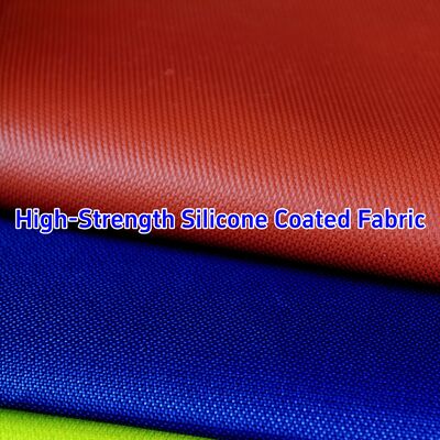 Fire Resistant and Heat Resistant Silicone Coated Fiberglass Fabric with 590 g/sqm Weight