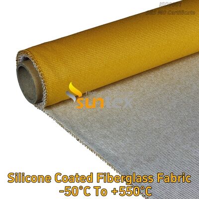 Fire Prevention Silicone Coated Fiberglass Fabric