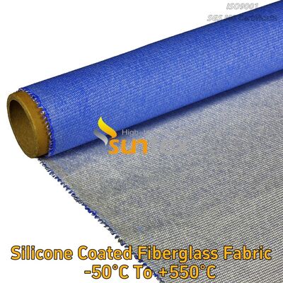 Colored Silicone Coating Fiberglass Cloth Silicon Coated With Fiberglass Fabric