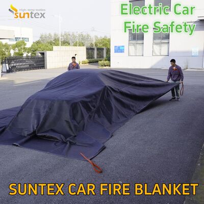 Electric Vehicle Fire Blanket Welding protection Silicone Fiberglass Cloth