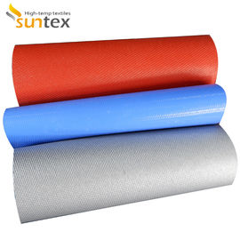 Grey Color Silicone Coated Fiberglass Fabric with 1 / 1.2 / 1.5 meter Width and 50 m / 100 m Roll Length