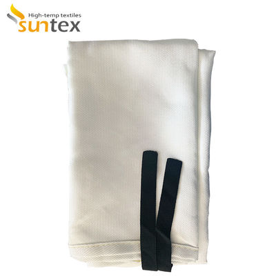 Fiberglass Fire Blanket Cloth | White Silicone Coated Fiberglass