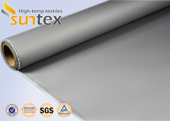 Reinforced Glass Fiber Industrial Fabric – High Temperature Colored Silicone Coated