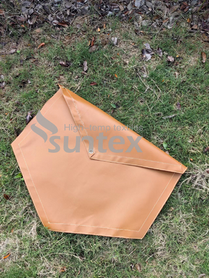 Le feu Pit Mat de silicone et fibre de verre couvrante de paquet du feu et tapis ignifuge de silicone pour la plate-forme en bois
