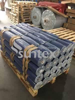 Tissu enduit de silicone de fibre de verre pour le rideau en fumée et en feu