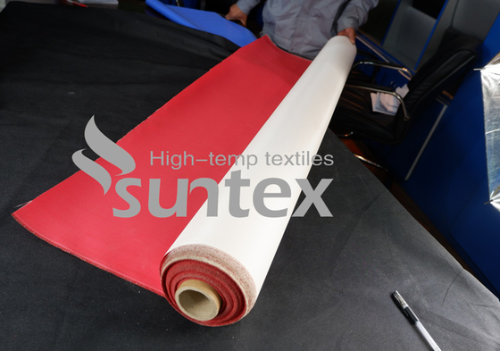 Isolation thermique résistante au feu de tissu enduit de fibre de verre d'unité centrale de polyuréthane ignifuge