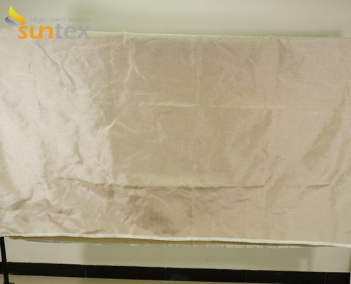 Rouleau de couverture en fibre de verre enduit de silicone de 1,6 m x 1,8 m