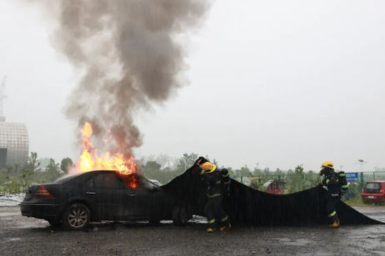 Résistance thermique de la couverture incendie du véhicule électrique Suntex de 550C/1000C