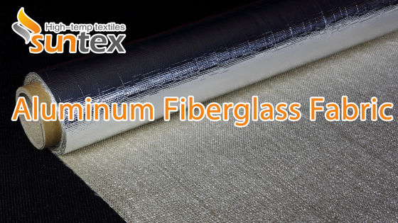SUNTEX Tissu en fibre de verre en feuille d'aluminium