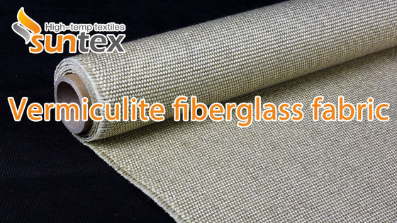 SUNTEX Tissu en fibre de verre revêtu de vermiculite
