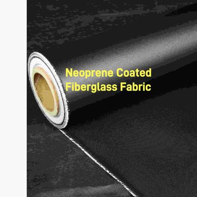 Résistance à la chaleur Isolation thermique Tissu en fibre de verre revêtu de néoprène