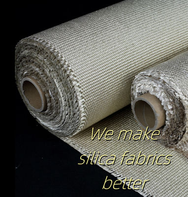 La silice de fabrication de fibre de verre a enduit le matériel de fibre de verre de tissu de tissu