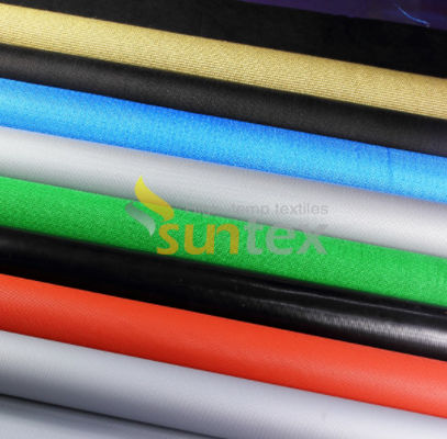 Tissu en fibre de verre recouvert de caoutchouc de silicone Matériau isolant résistant aux températures allant jusqu'à 550 °C