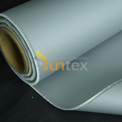 Matériau composite de tissu en silicone en fibre de verre enduit de silicone résistant à la corrosion et au feu