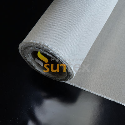 Rouleau de tissu ignifuge et résistant au feu, tissu en fibre de verre enduit de PU pour matériau de couverture anti-feu, découpe à l'aveugle, soudure