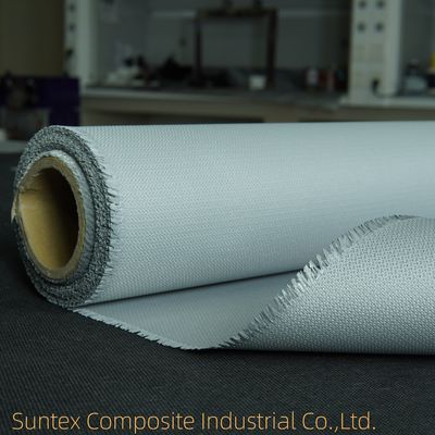 Tissu en fibre de verre enduite de silicone E-Glass pour isolation thermique et thermique, tissu en fibre de verre enduite de caoutchouc de silicone