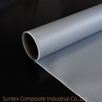 Prévention des incendies Tissu isolant en fibre de verre recouvert de silicone pour une protection contre les températures élevées