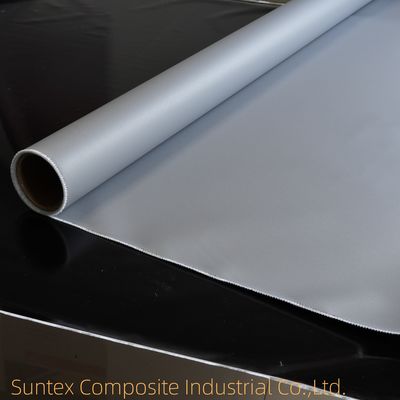 Tissu en silicone à haute température résistant au feu Tissu en fibre de verre enduit de silicone résistant au feu