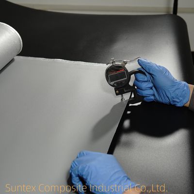 Tissu en fibre de verre enduit de silicone durable, isolation thermique, fibre de verre siliconée pour la protection contre le feu