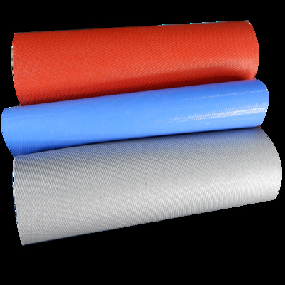 Double Sided Fireproof Silicone Coated Fiberglass Fabric Welding Blanket with 1 / 1.2 / 1.5 meter Width and 50 m / 100 m Roll Length