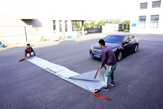 EV Car Fire Blanket with 550℃/1000℃ Thermal Resistance for Oxygen Deprivation and Quick Deployment