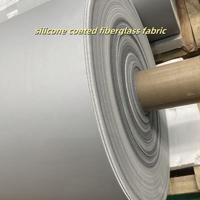 Double Sides Fireproof Silicone Fiberglass Fabric High Temperature Thermal Insulation Silicone Coated Fiberglass Cloth