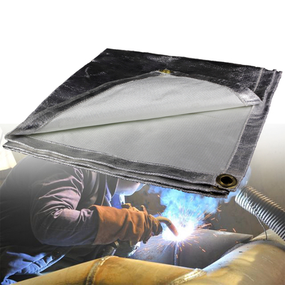 Couverture de soudage en fibre de verre résistant au feu à 550 °C résistant à la chaleur