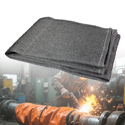 Couverture de soudure en fibre de verre ignifuge 550C, tapis industriel résistant à la chaleur