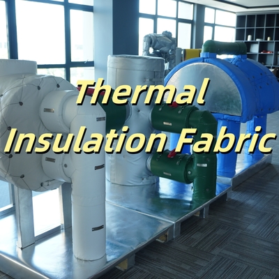 Tissu d'isolation thermique 200-2000g/m² pour tuyaux et réacteurs -70°C à 1000°C