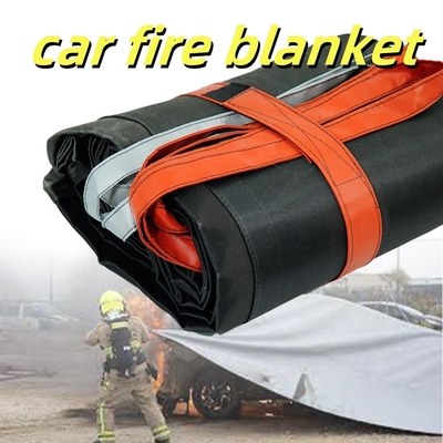 Couverture incendie pour véhicule électrique gris 550°C Résistance thermique pour les incendies de batteries au lithium-ion
