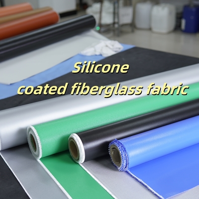 Tissu de fibre de verre enduit de silicone 400 g/m² -50°C à 500°C, ignifuge