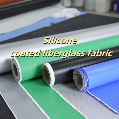 Tissu de fibre de verre enduit de silicone 400 g/m² -50°C à 500°C