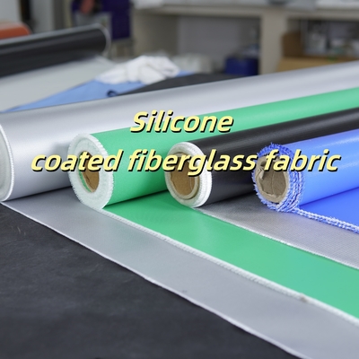 Tissu de fibre de verre enduit de silicone 400 g/m² -50°C à 500°C