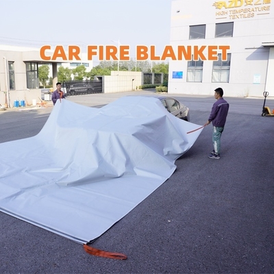 Couverture incendie EV gris 550°C Résistance thermique aux incendies par batterie au lithium