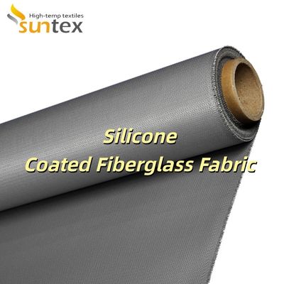 Anti-Aging Weatherproof Silicone Coated Fiberglass Fabric with Corrosion Resistance for Industrial Applications
