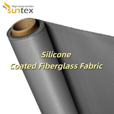 Tissu en fibre de verre recouvert de silicone résistant aux intempéries et résistant à la corrosion pour les applications industrielles