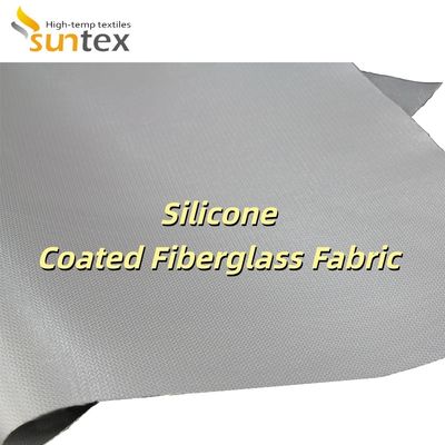 Tissu en fibre de verre enduit de silicone anti-âge durable avec résistance à la corrosion et propriétés résistantes aux intempéries