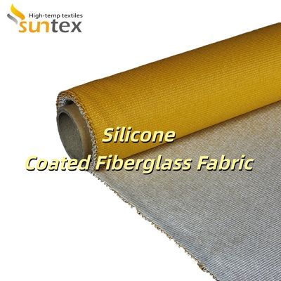 Prévention des incendies Tissu en fibre de verre recouvert de silicone résistant aux températures élevées et à la corrosion pour les applications industrielles