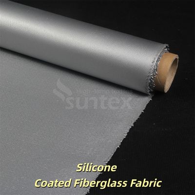 Tissu en fibre de verre enduit de silicone résistant aux intempéries, ignifuge, pour isolation thermique et couvertures de soudage