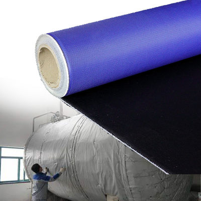 Fireproof Welding Blanket with Texturized Fiberglass Cloth and Abrasion Resistant Polyurethane Coating in 1m to 1.55m Width