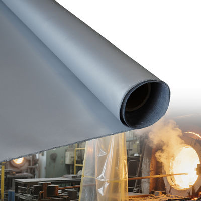 Durable Silicone Coated Fiberglass Fabric with 0.3 mm Thickness 400 g/sqm Weight and 1 / 1.2 / 1.5 meter Width