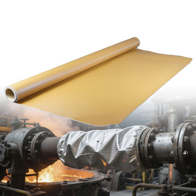 Double Sided Fireproof Silicone Fiberglass Cloth with 1 / 1.2 / 1.5 meter Width and 50 m / 100 m Roll Length