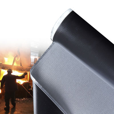 Double Sided Fireproof Silicone Fiberglass Cloth with 1 / 1.2 / 1.5 meter Width and 50 m / 100 m Roll Length