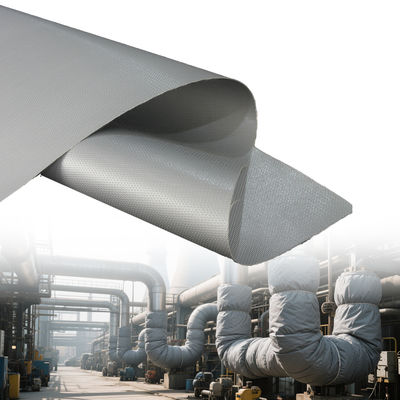 Double Sided Grey Color Alkali Free Silicone Coated Fiberglass Fabric Fireproof Silicone Coated Fiberglass Cloth