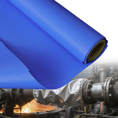 Double Sided Silicone Coated Fiberglass Fabric with Temperature Resistance -50°C to 500°C and 50 m / 100 m Roll Length