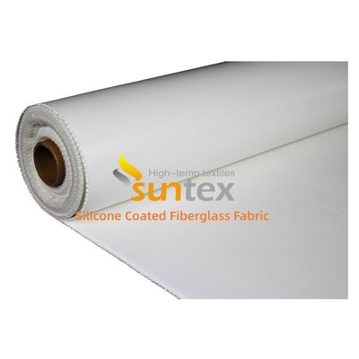 0.3 mm Thickness Silicone Coated Fiberglass Fabric with 1 / 1.2 / 1.5 meter Width and 50 m / 100 m Roll Length
