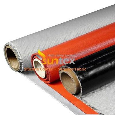 0.3 mm Thickness Silicone Coated Fiberglass Fabric with 1 / 1.2 / 1.5 meter Width and 50 m / 100 m Roll Length